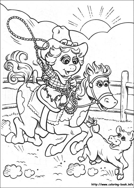 Muppet Babies coloring picture